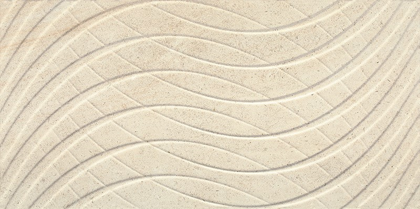 Płytka ścienna 30x60 cm Paradyż Sunlight Sand Dark Crema Ściana B Struktura