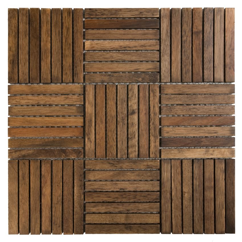 Mozaika drewniana 32,8x32,8 cm Dunin Etn!k Chocolate Oak 110