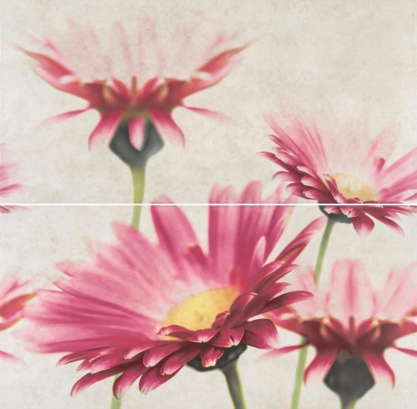 Obraz ścienny 29x59,3 cm Opoczno Creamy Touch Cream Composition Flower