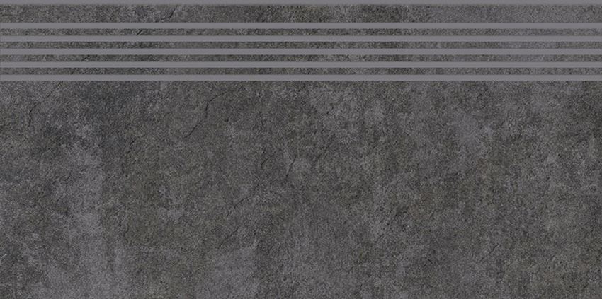 Płytka stopnicowa 29,8x59,8 cm Cersanit Morenci graphite