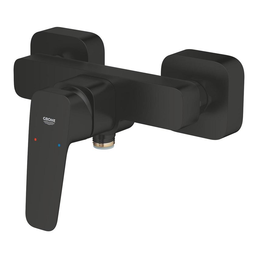 Jednouchwytowa bateria prysznicowa matte black Grohe Cubeo