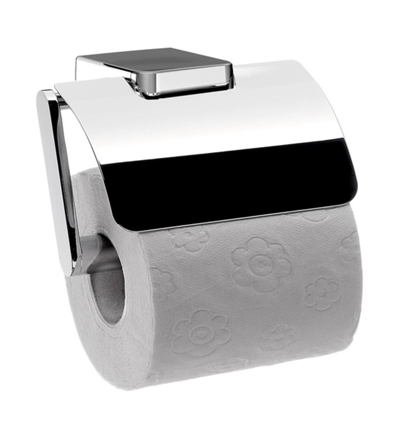 Uchwyt na papier toaletowy z pokrywą Emco Trend