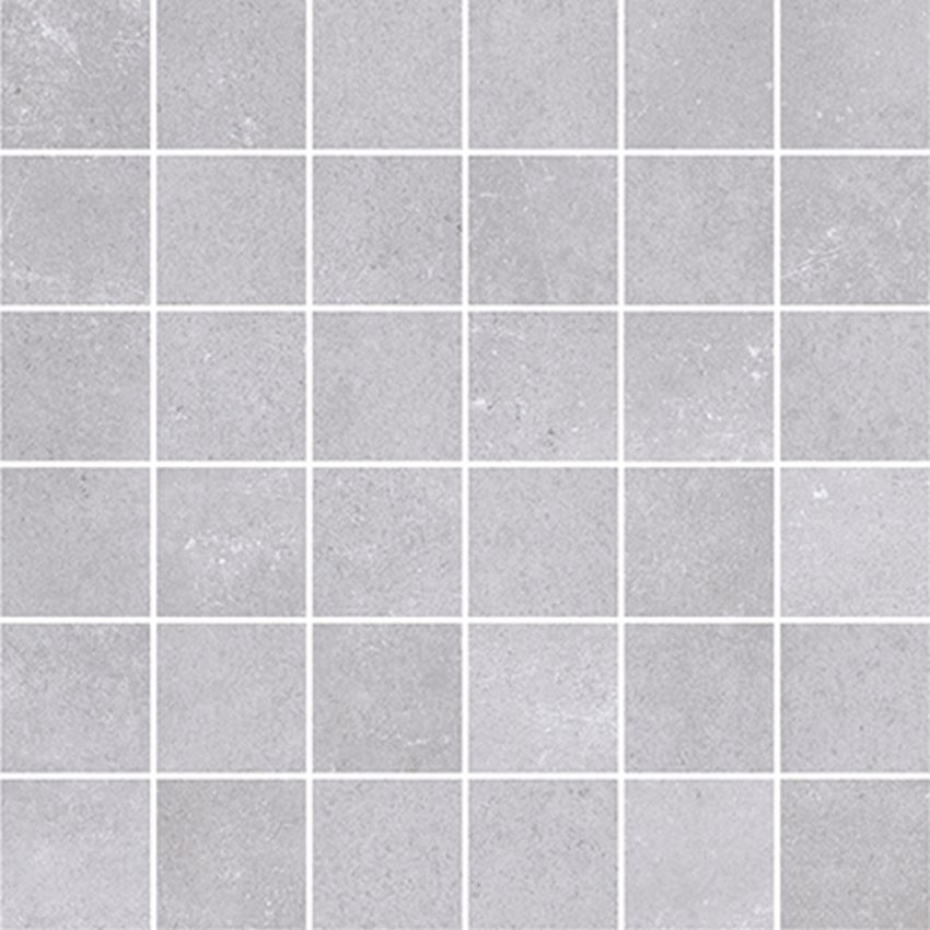 Mozaika 29,8x29,8 cm Cersanit Velvet Concrete white