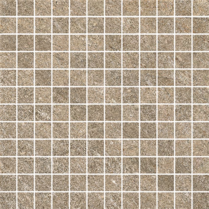 Mozaika 29,8x29,8 cm Cersanit Bolt brown mosaic matt ssq