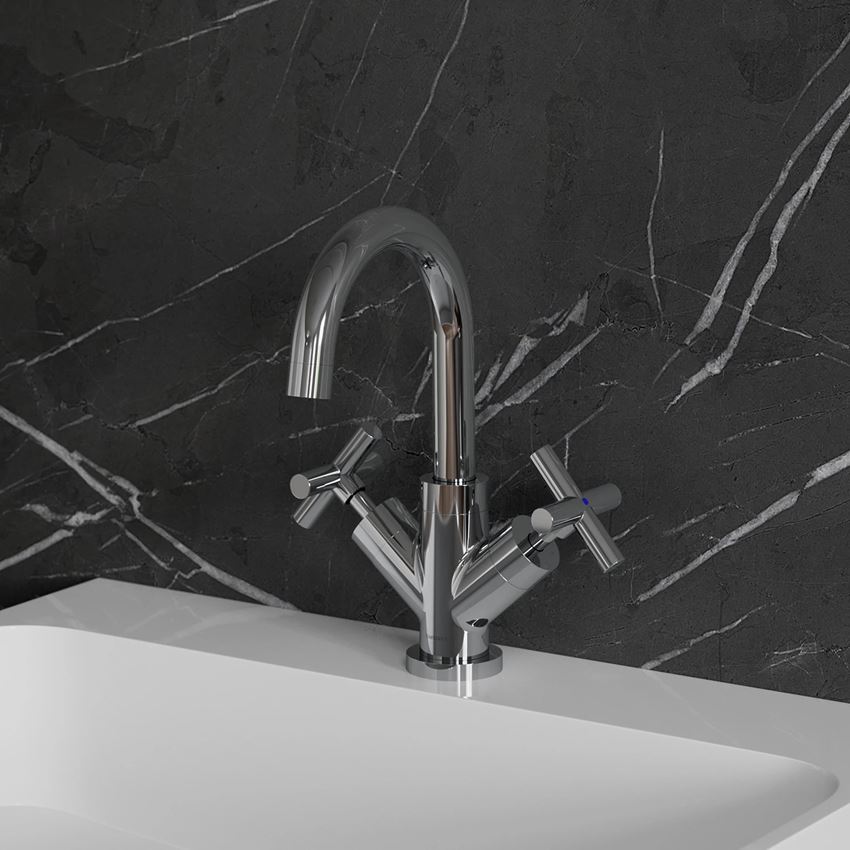 Bateria umywalkowa chrom połysk Omnires Modern