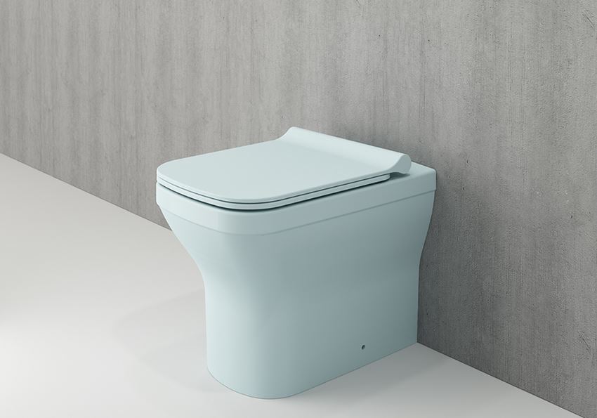Miska WC stojąca bez deski Matte Ice Blue Bocchi Firenze