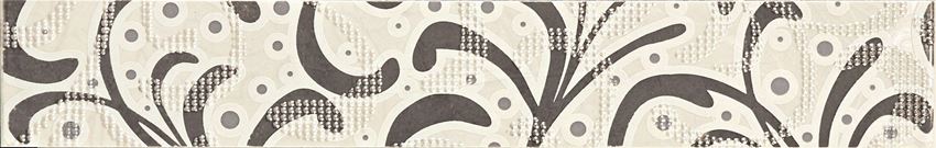 Listwa ścienna 60,8x9,8 cm Tubądzin Gobi ornament grey