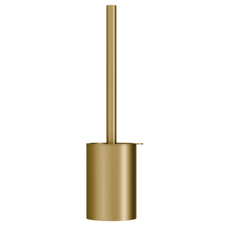 Szczotka toaletowa natynkowa brushed gold IÖ Luvia