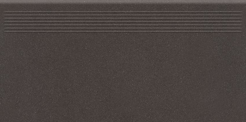 Płytka stopnicowa 29,55x59,4 cm Opoczno Moondust Black Steptread