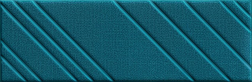 Płytka ścienna 6 różnych wzorów pakowanych losowo 23,7x7,8 cm Domino Nesi bar blue STR