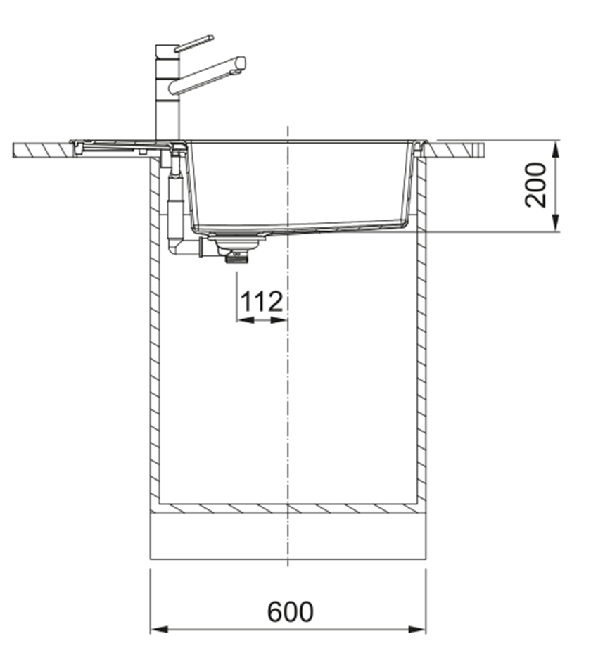 Zlewozmywak kompozytowy Franke Sirius 2.0 Slim S2D 611-78 XL 143.0618.650 rys techniczny