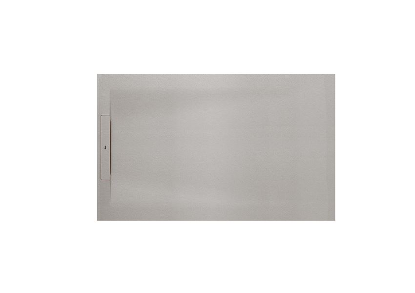 Brodzik prostokątny STONEX® z ukrytym odpływem 100x80x2,8 cm perłowy Roca Pyros