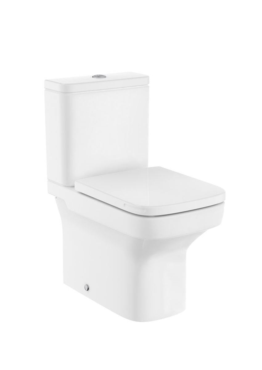 Miska WC do kompaktu Rimless 36,5x66x76 cm Roca Dama-N