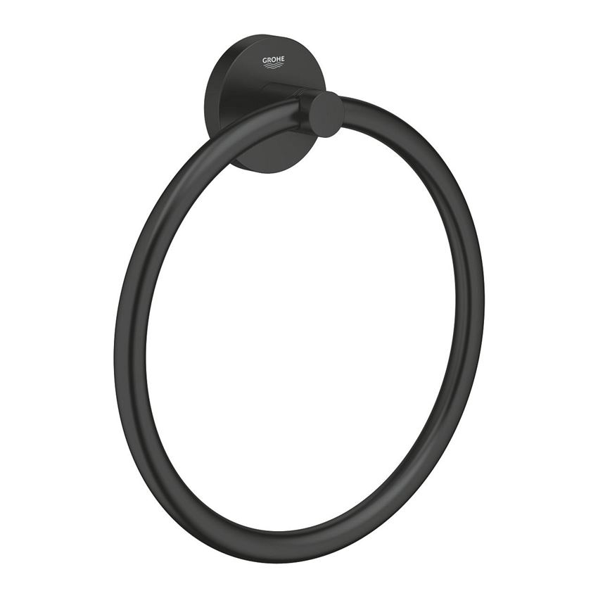 Wieszak na ręcznik matte black Grohe Essentials