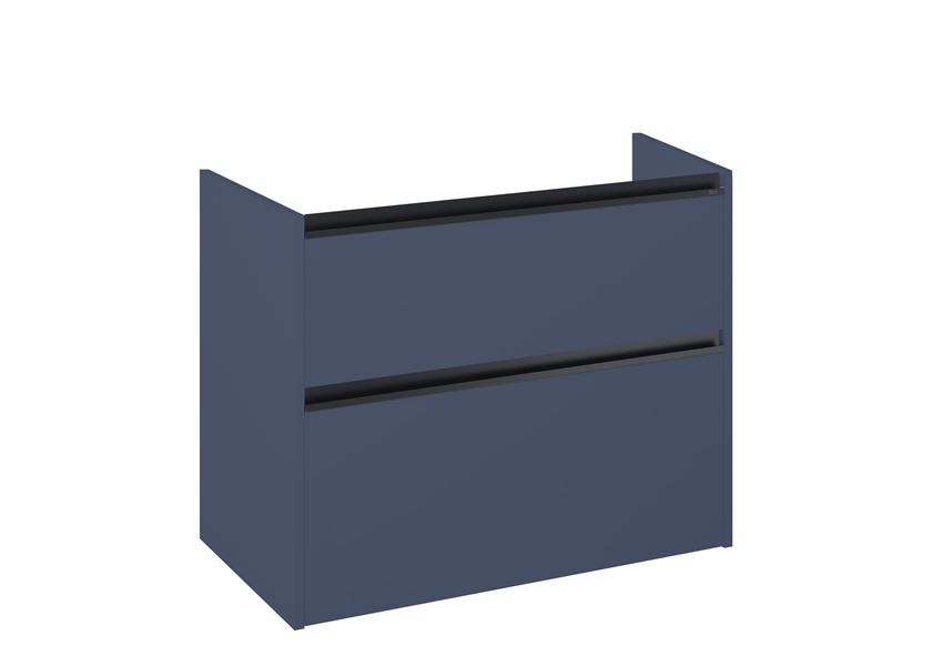 Szafka podumywalkowa 100 cm z 2 szufladami do kompletacji z blatem niebieski mat Roca Gap Pro