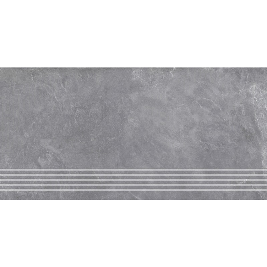 Płytka stopnicowa struktura 29,7x59,7 cm Ceramika Gres Artport Grey