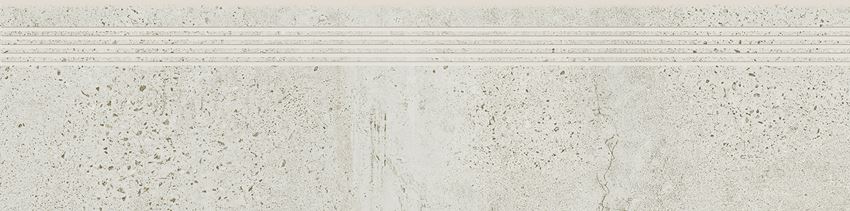 Płytka stopnicowa 29,8x119,8 cm Opoczno Newstone White Steptread