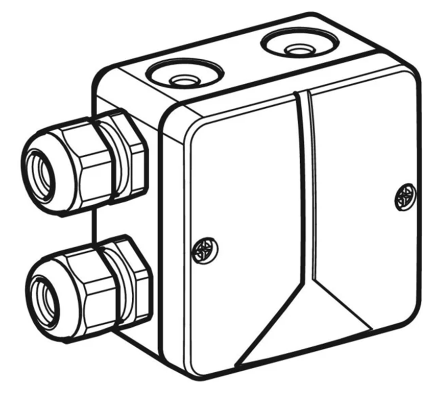Skrzynka przyłączeniowa Geberit 244.120.00.1 rys techniczny