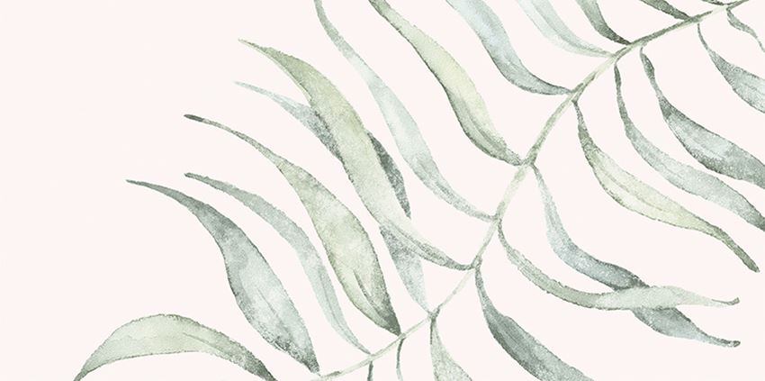 Płytka dekoracyjna 29,8x59,8 cm Opoczno Motti Leaf White Mix Satin