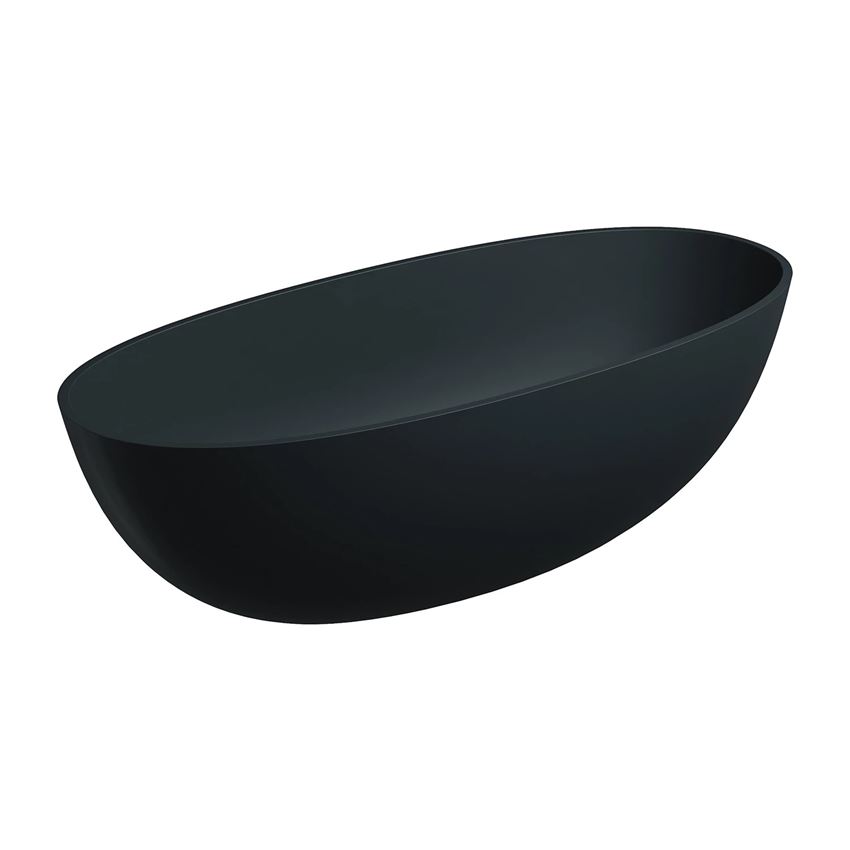 Wanna wolnostojąca 175x78 cm black lava Omnires Shell