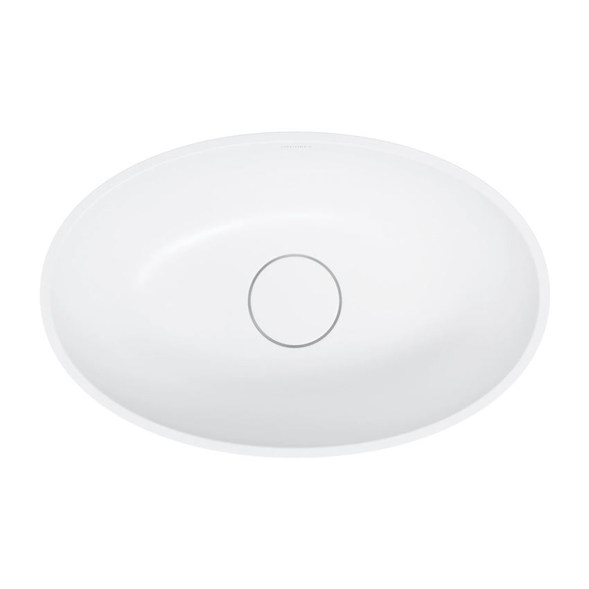 Umywalka nablatowa 50 cm biały mat Omnires Shell