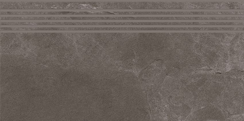 Płytka stopnicowa 29,8x59,8 cm Cersanit Marengo graphite