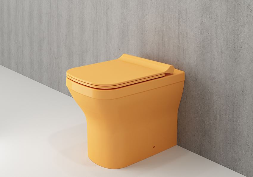 Miska WC stojąca bez deski Glossy Tangerine Bocchi Firenze