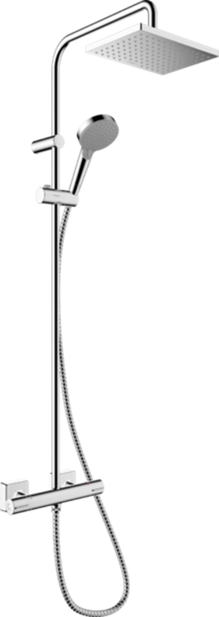 Zestaw prysznicowy prysznicowy 230 1jet z termostatem chrom Hansgrohe Vernis Shape