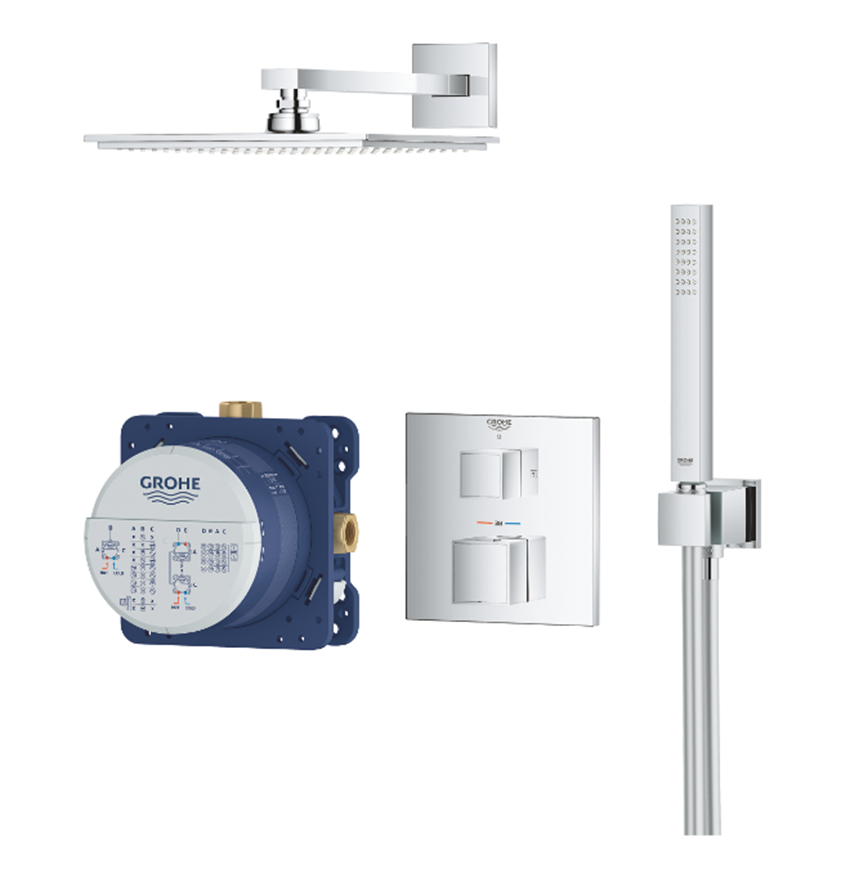 Zestaw prysznicowy Grohe Grohtherm Cube 34741000