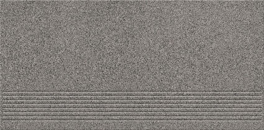 Płytka stopnicowa 29,7x59,8 cm Opoczno Kallisto Graphite Steptread