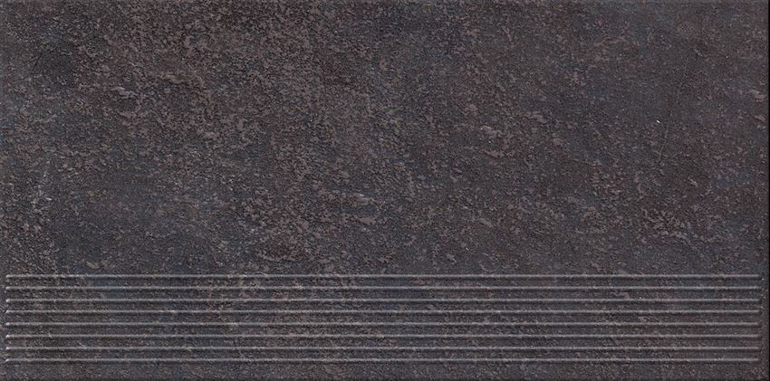Płytka stopnicowa 29,55x59,4 cm Opoczno Dry River Graphite Steptread