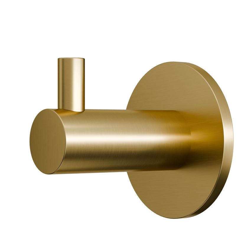Wieszak na ręcznik pojedynczy brushed gold IÖ Luvia