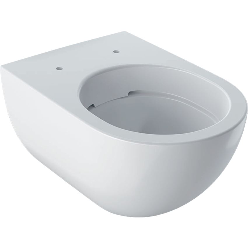 Wisząca miska WC Rimfree ukryte mocowania bez deski biała Geberit Acanto