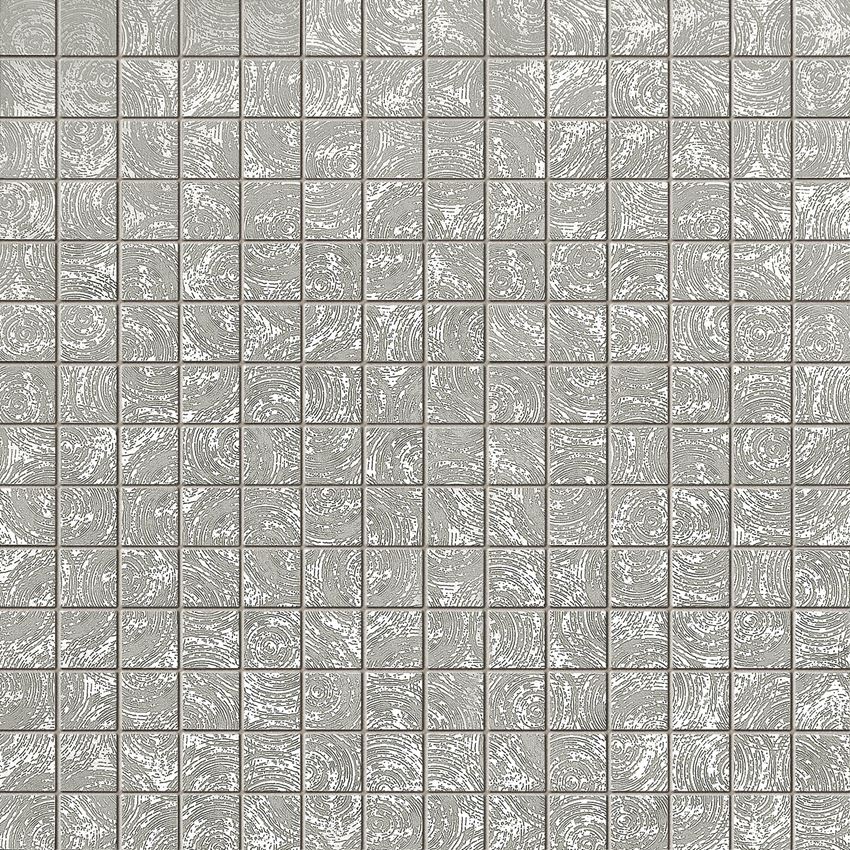 Mozaika 30,5x30,5 cm Tubądzin Elements Drops Metal Gold Square