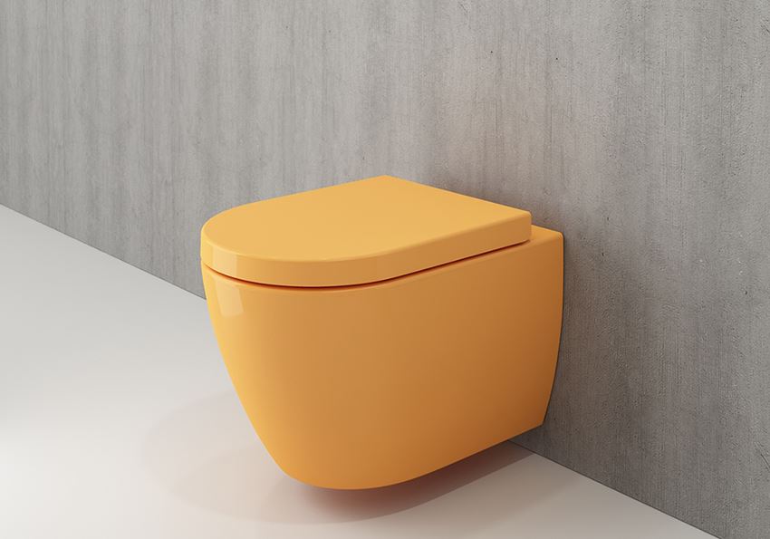 Miska WC wisząca bez deski Glossy Tangerine Bocchi Milano