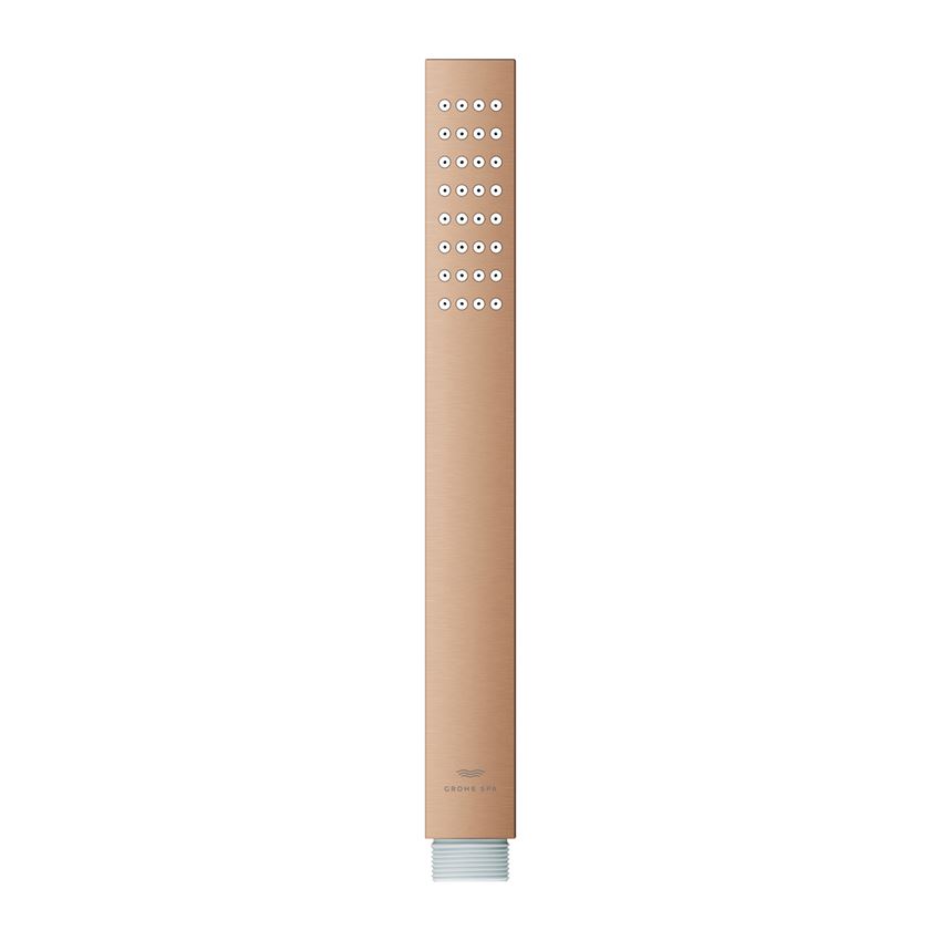 Jednostrumieniowy prysznic ręczny brushed warm sunset Grohe Rainshower Aqua Cube Stick