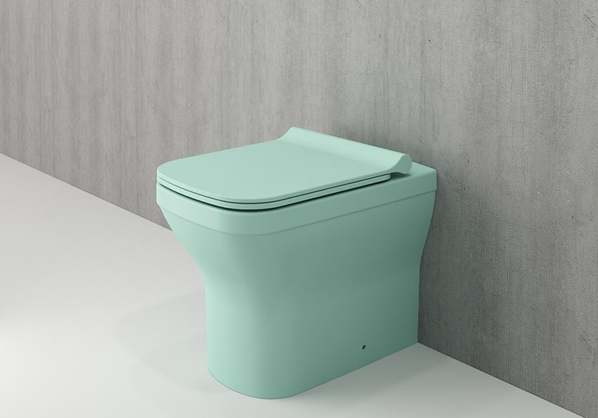 Miska WC stojąca bez deski Matte Mint Green Bocchi Firenze