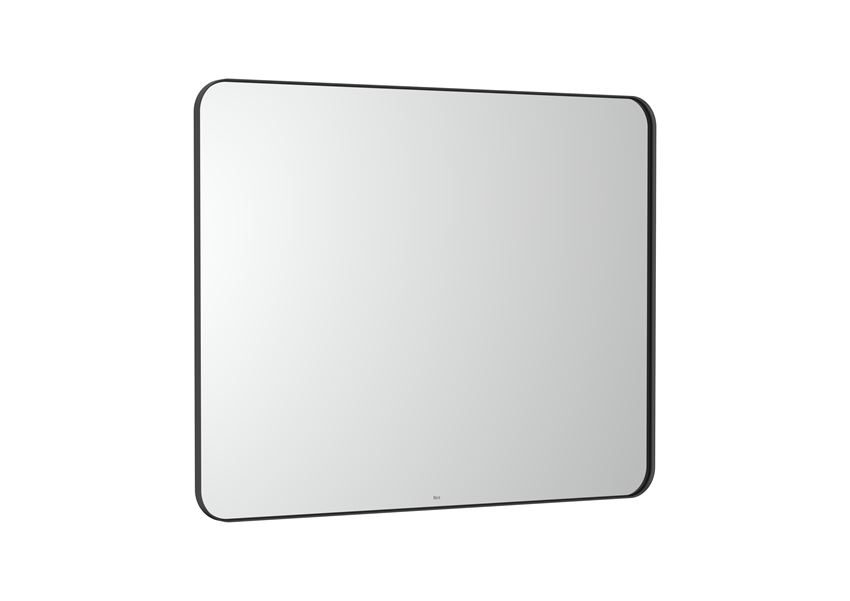 Lustro w ramie 100x70 cm czarne Roca Luna