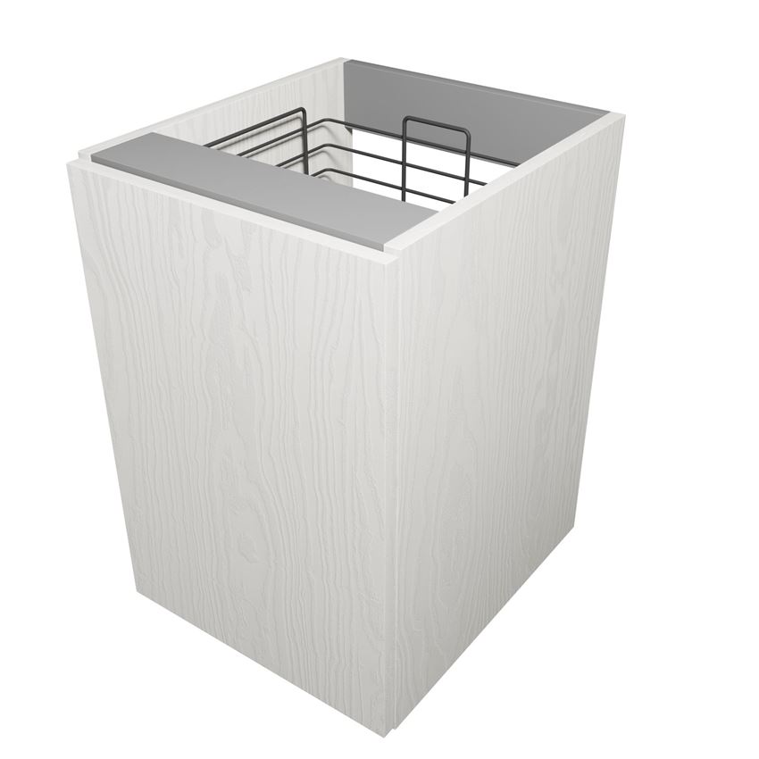 Moduł z koszem cargo 40 cm white IÖ Wood Milenium