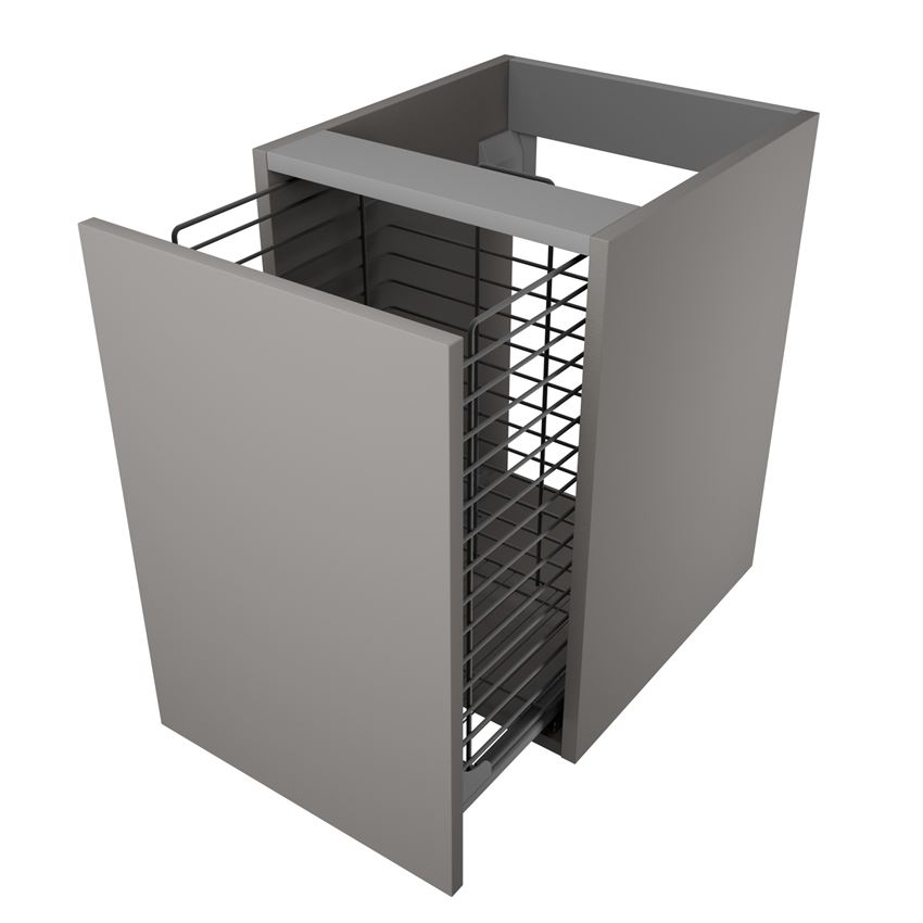 Moduł z koszem cargo 40 cm IÖ Wood Szary Kubanit