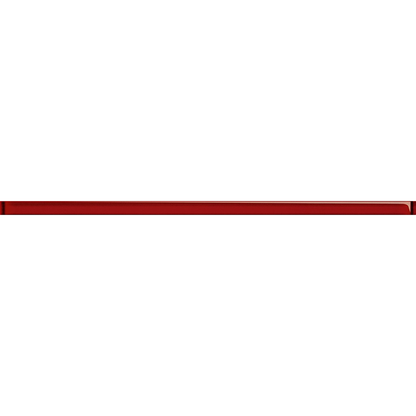 Listwa ścienna 2x60 cm Cersanit Glass red border new