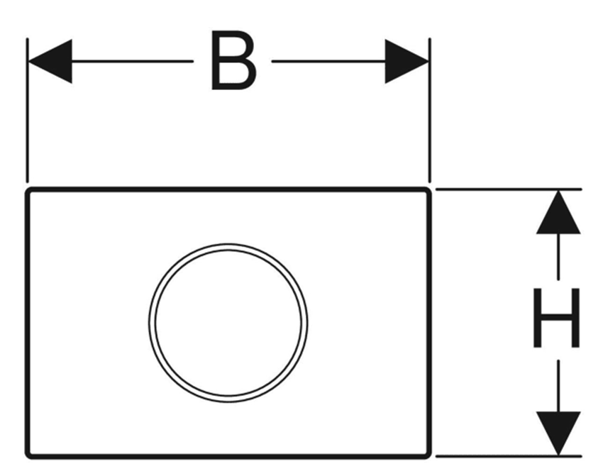 System spłukiwania Geberit 115.907.KJ.6 rys techniczny