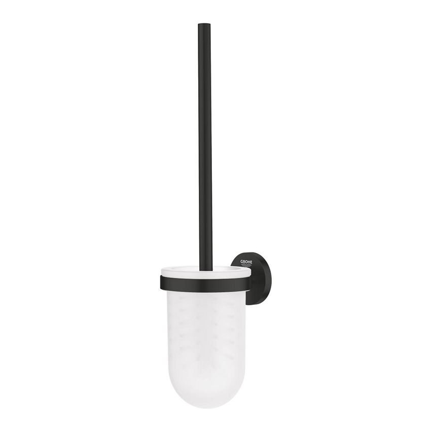 Szczotka toaletowa matte black Grohe Essentials