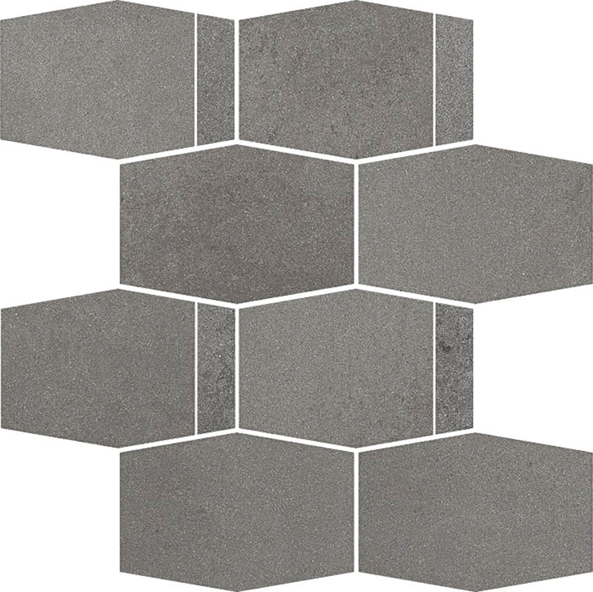 Paradyż Naturstone Grafit Mozaika Cięta Hexagon Mix 23,3x28,6 cm