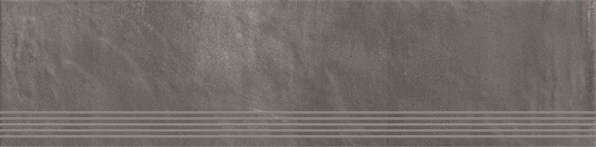 Płytka stopnicowa 29,8x119,8 cm Paradyż Hybrid Stone Grafit