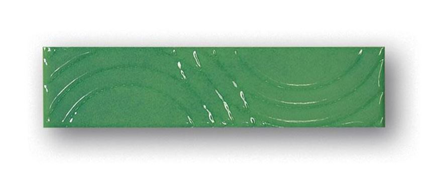Listwa ścienna zielona 20x5 Tubądzin Majolika Punto
