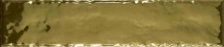 Płytka ścienna 6,5x29,8 cm Paradyż Uniwersalna Cegiełka Gold Struktura Połysk