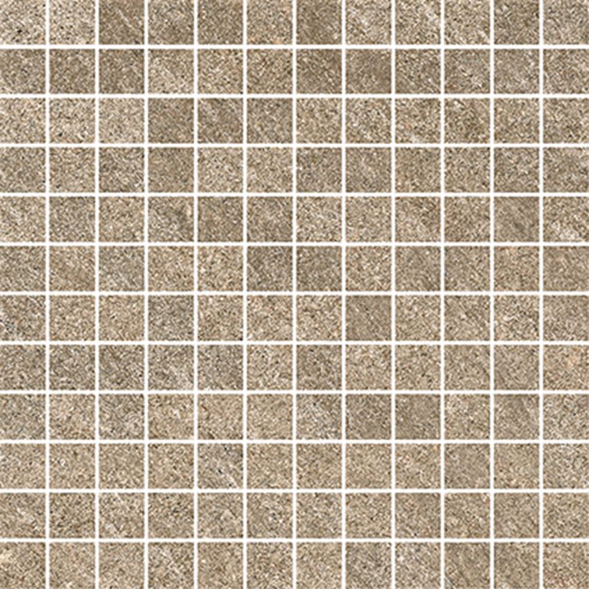 Mozaika 29,8x29,8 cm Cersanit Bolt brown mosaic matt ssq