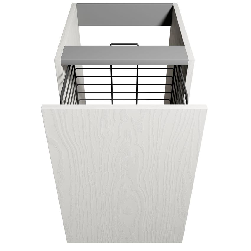 Moduł z koszem cargo 40 cm white IÖ Wood Milenium