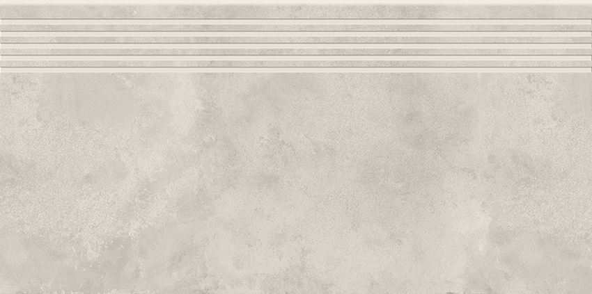 Płytka stopnicowa 29,8x59,8 cm Opoczno Quenos White Steptread